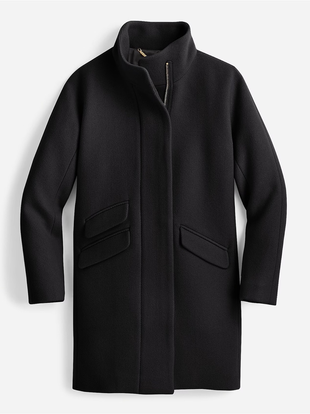 J. Crew Cocoon Coat in Italian Stadium cloth wool blend